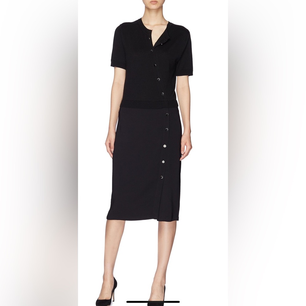 Altuzarra Jefferson Asymmetric button front panel dress
